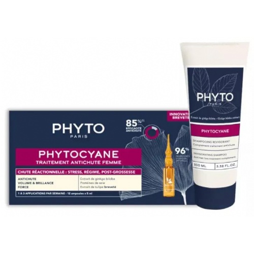 Phytocyane anticaida reaccional ampollas anticaida mujer