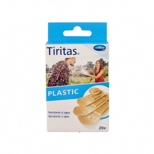 Tiritas plastic aposito adhesivo 20 unidades surtido 4 tamaños - aposito adhesivo
