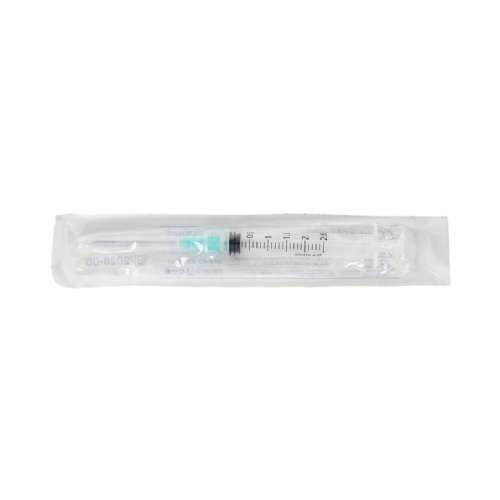 Jeringa de tres cuerpos con aguja icoplus3 2,5 ml g21 central a:0,8 x 40 mm 100 unidades - icoplus3
