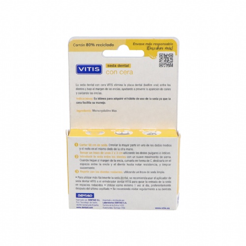 Vitis seda dental con cera  50 m