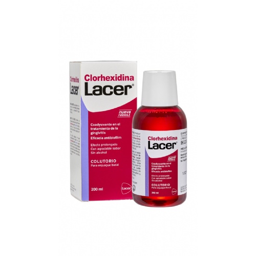 Lacer colutorio clorhexidina  1 envase 200 ml