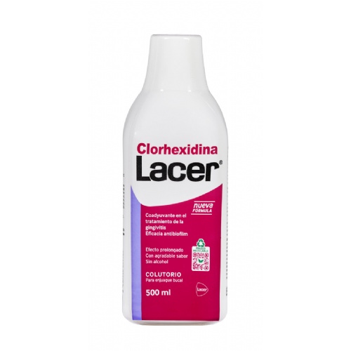 Lacer colutorio clorhexidina  1 envase 500 ml