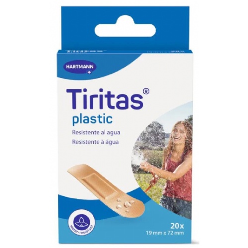 Tiritas plastic aposito adhesivo 20 unidades 72 mm x 19 mm - aposito adhesivo