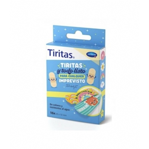 Tiritas mr. wonderful aposito adhesivo 16 unidades 72 mm x 25 mm - aposito adhesivo