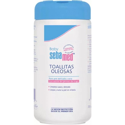 Sebamed baby toallitas oleosas  70 toallitas
