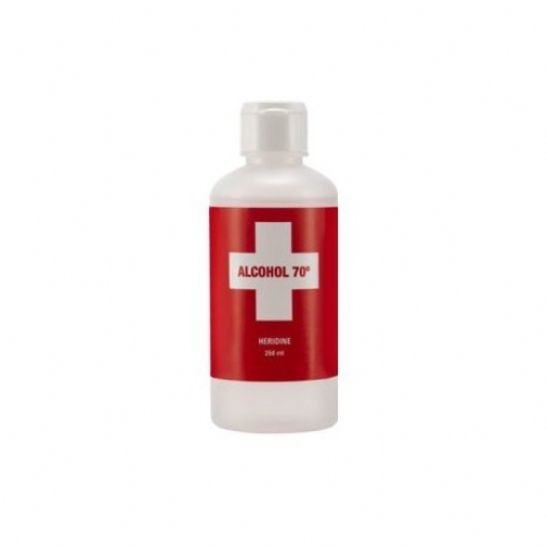 Alcohol 70º heridine 1 frasco 250 ml - heridine