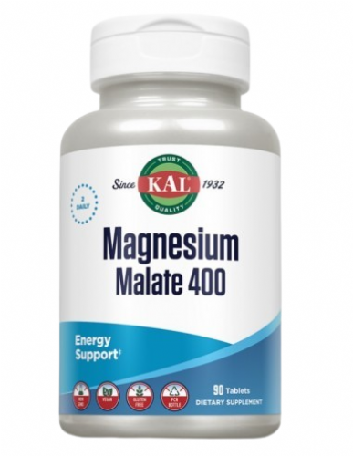 Solaray malate magnesium 400mg 90 comp kal