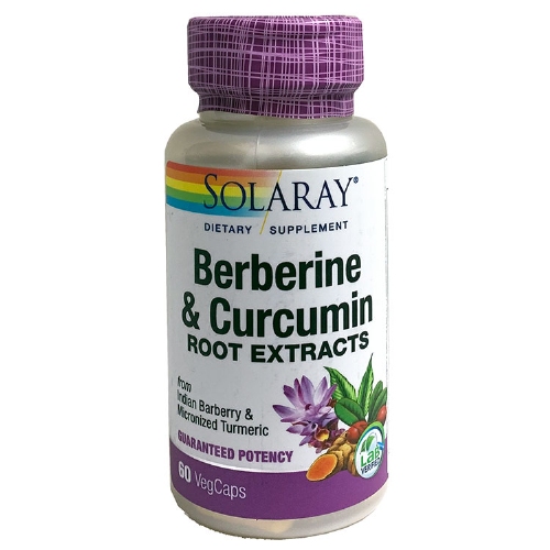 Solaray berberine&curcumin 60 caps