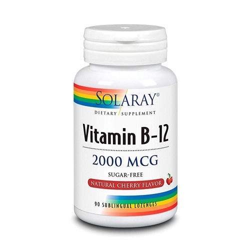 Solaray vitamina b12 2000mcg 90 caps