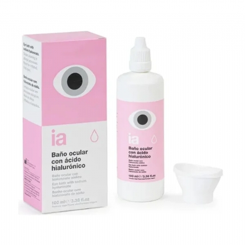 Interapothek baño ocular con hialuronato sodico  1 envase 100 ml