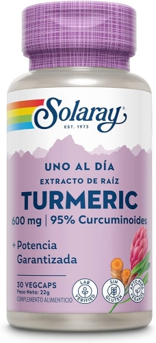 Solaray turmeric 600 mg 30 caps