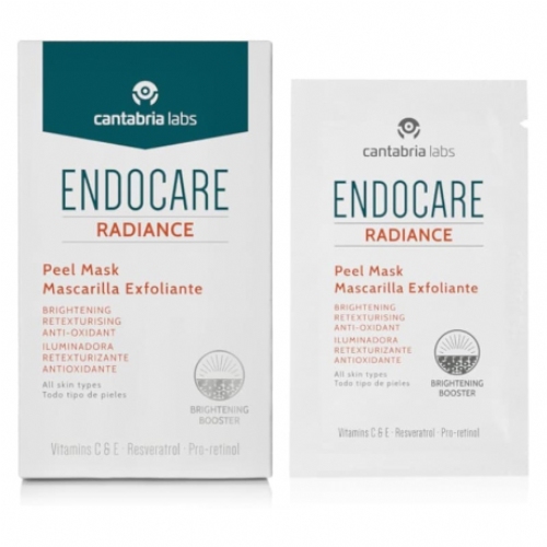Endocare radiance peel mascarilla exfoliante 5 sobres
