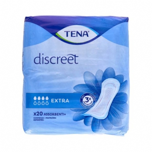 Absorbente incontinencia orina ligera tena discreet extra 20 unidades - tena discreet extra