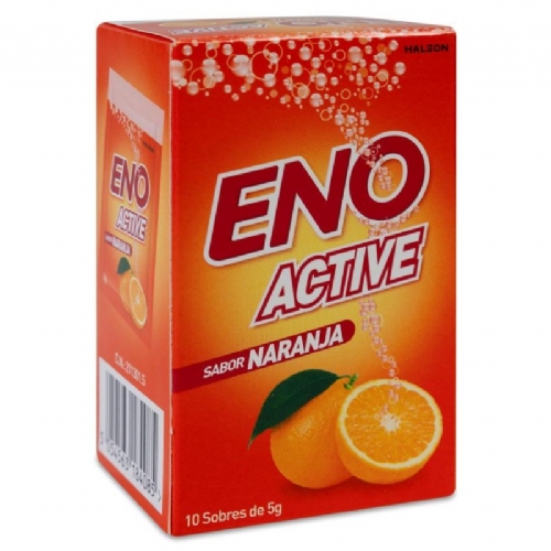 Eno active  10 sobres 5 g sabor naranja