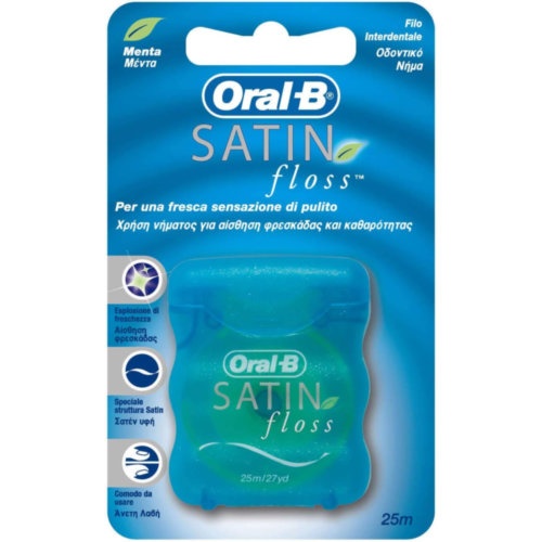 Oral-b satin seda dental mentolada 25m