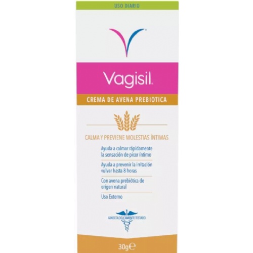 Vagisil crema de avena prebiotica  1 tubo 30 g