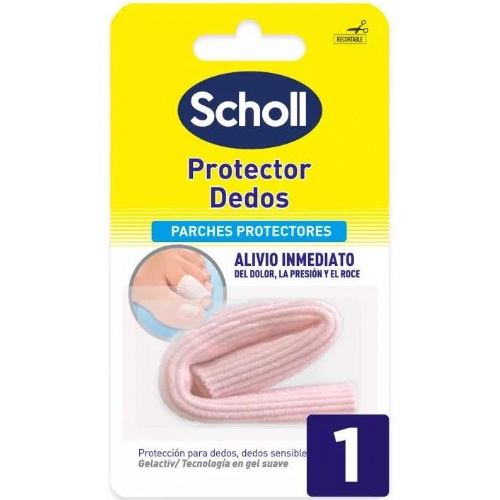 Parche protector dedos scholl tubo recort - scholl