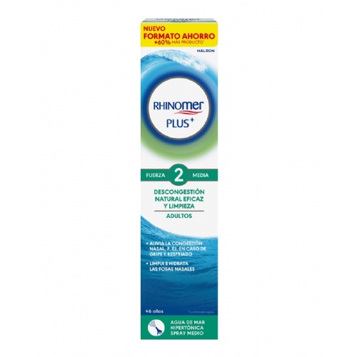 Rhinomer plus adultos fuerza 2 media  1 spray 125 ml
