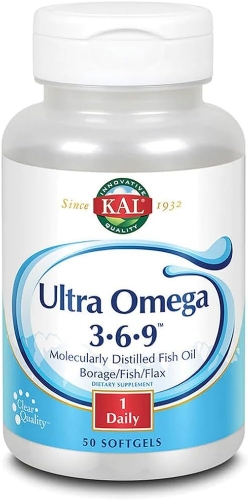 Solaray ultra omega 3 6 9  50 perlas
