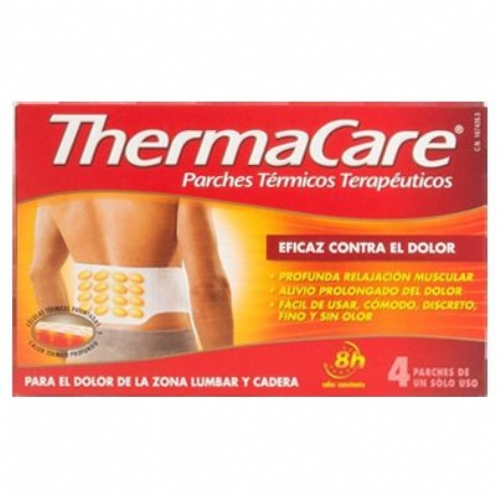 Thermacare parche termico zona lumbar cadera  4 parches