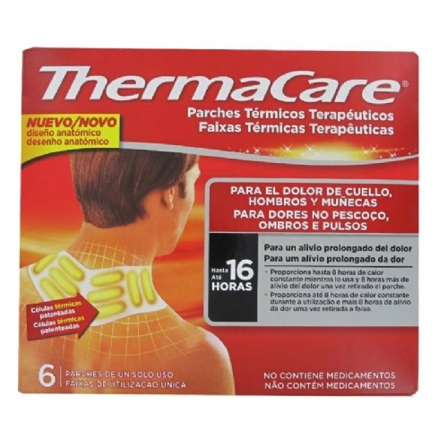 Thermacare parche termico cuello hombro muñeca  6 parches