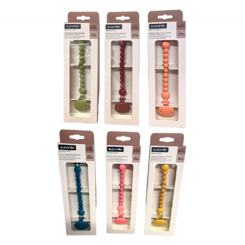 Broche de pinza silicona suavinex bolita 1 unidad - suavinex