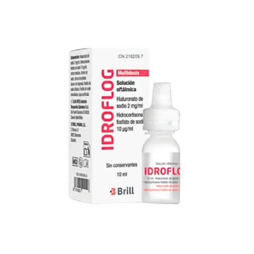 Idroflog solucion oftalmica  1 envase 10 ml multidosis