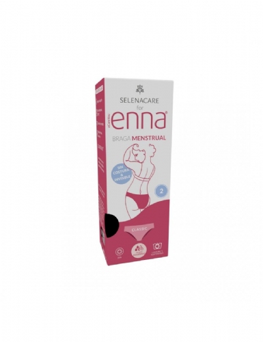 Braga menstrual enna dia 1 unidad talla 2 flujo medio color negro - enna dia