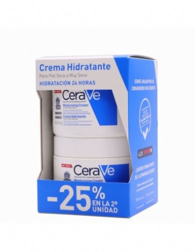 Cerave duplo crema hidratante 2x340g