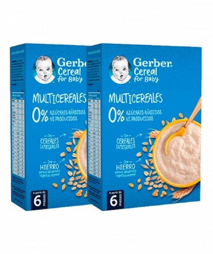 Gerber duplo multicereales 2x270g