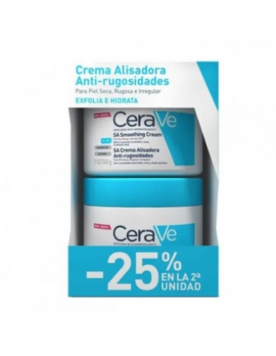Cerave duplo sa crema alisadora anti-rugosidades 2x340g