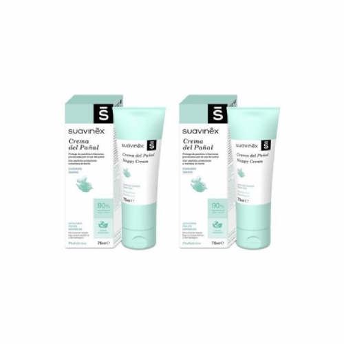 Suavinex crema pañal  2 envases 75 ml duplo