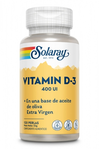 Solaray vit.d3 400ui 120 perlas