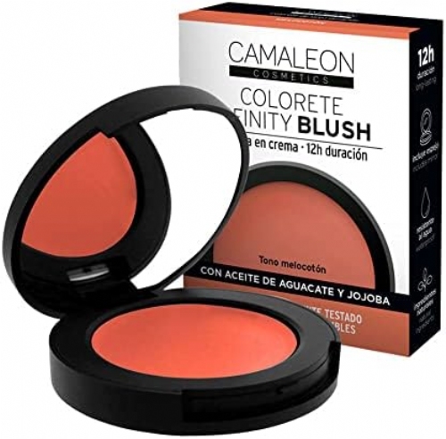 Camaleon cosmetics infinity blush colorete en crema  1 envase 4 g color melocoton
