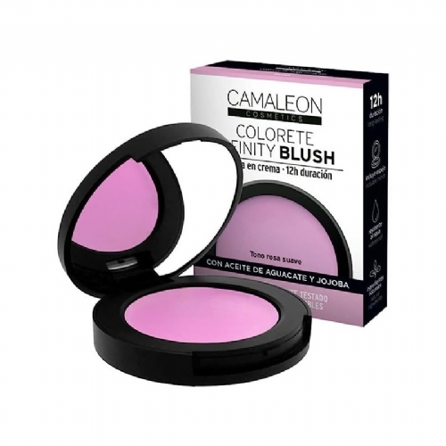 Camaleon cosmetics infinity blush colorete en crema  1 envase 4 g color rosa