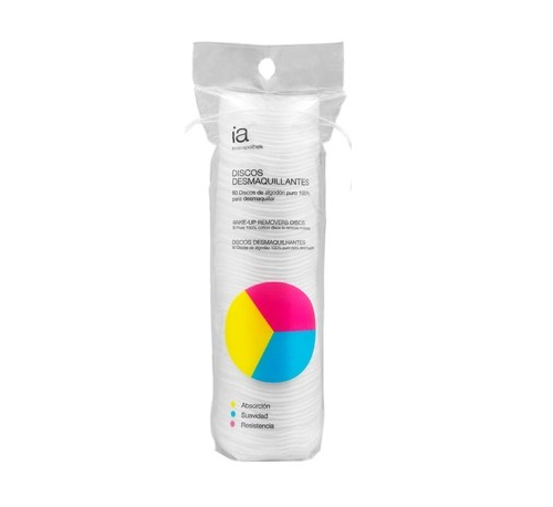 Interapothek algodon desmaquillaje  80 discos