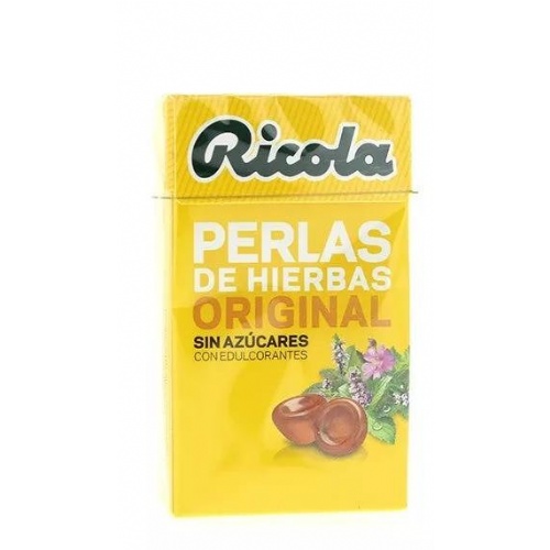 Ricola perlas sin azucar hierbas  1 envase 25 g