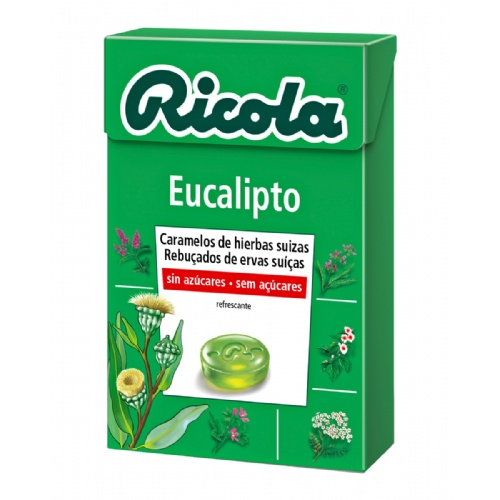 Ricola caramelos s/a eucaliptus 50 g