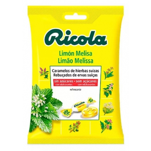 Ricola caramelos sin azucar  1 bolsa 70 g sabor limon