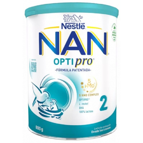 Nan optipro 2 leche de continuacion  1 envase 800 g