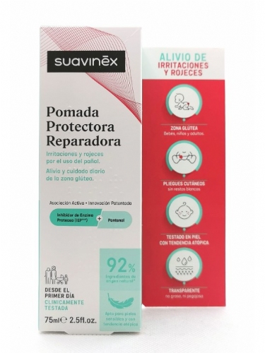 Suavinex pomada protectora reparadora calmante con pantenol para rozaduras  1 tubo 75 ml