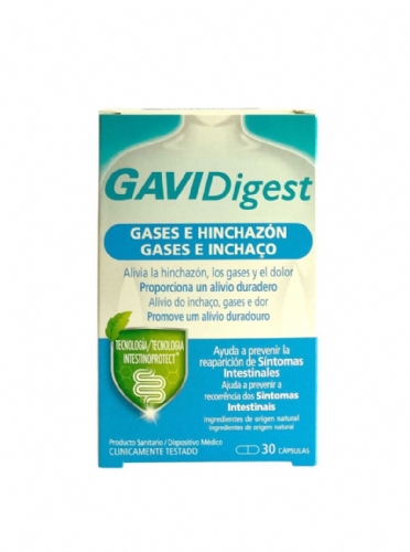 Gavidigest gases e hinchazon 30 capsulas