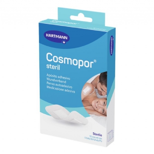 Aposito esteril cosmopor steril 5 unidades 7,2 x 5 cm