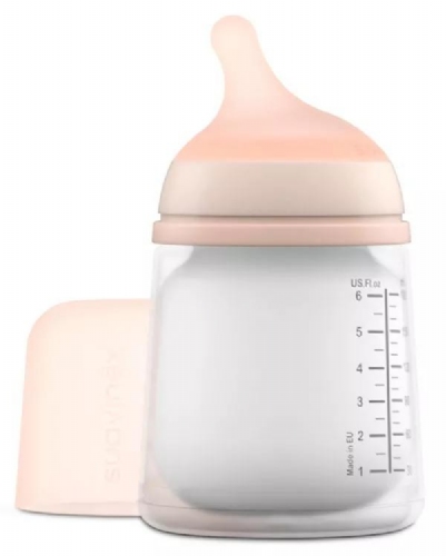 Suavinex zero zero biberon anticolico tetina silicona flujo lento 180ml
