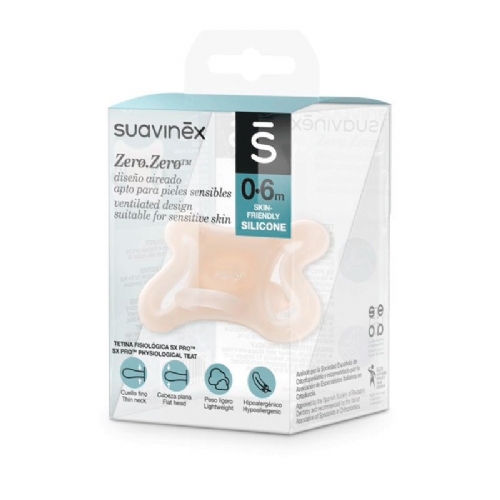 Chupete silicona fisiologico suavinex sx pro zero-zero 0 - 6 meses 1 unidad - suavinex sx pro zero-z