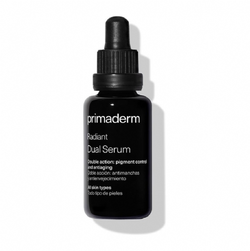 Primaderm radiant dual serum  1 envase 30 ml con gotero