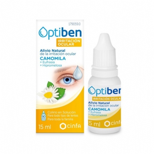 Optiben irritacion ocular+ multidosis 15 ml