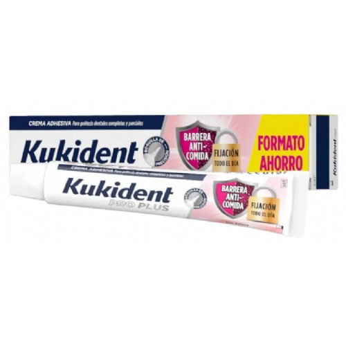 Kukident pro plus barrera anticomida  1 envase 57 g sin sabor