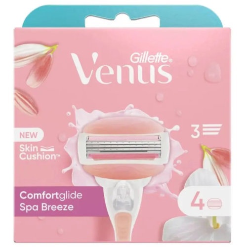 Gilette venus comfortglide recambio 4 uds