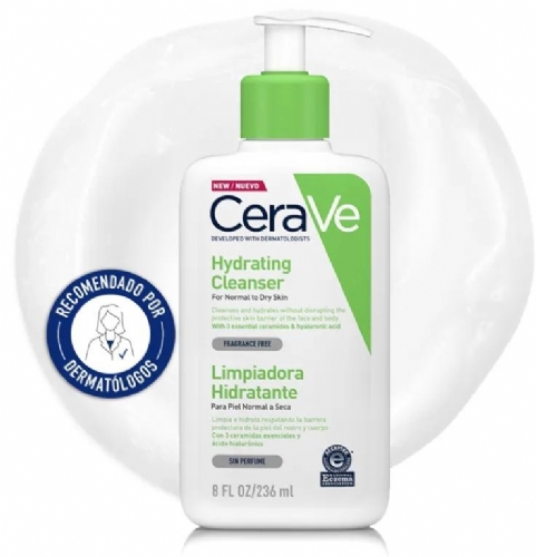 Cerave limpiadora hidratante  1 envase 236 ml
